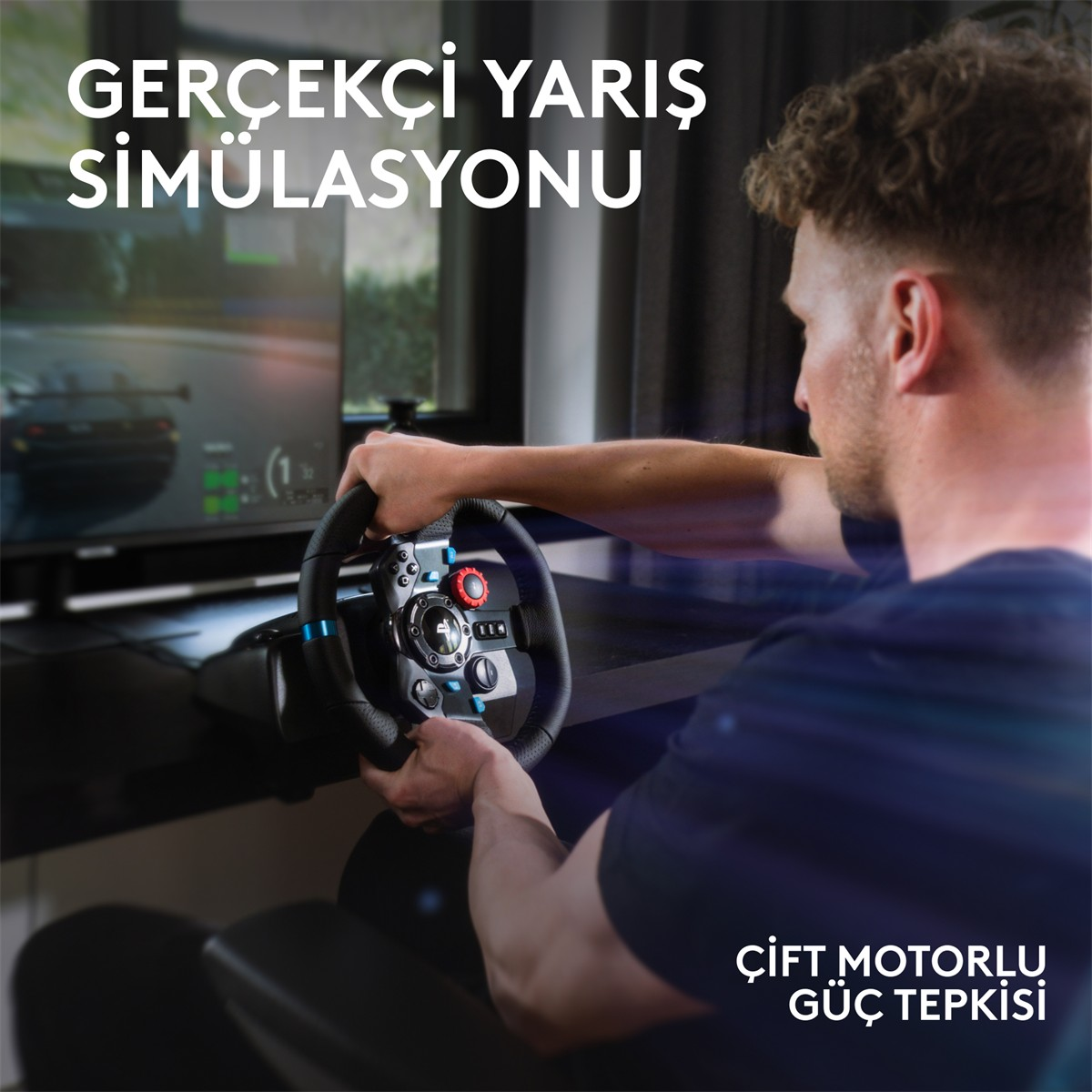 LOGITECH G G29 SE Driving Force Yarış Direksiyonu Pedal ve Vites Seti 991-000557 