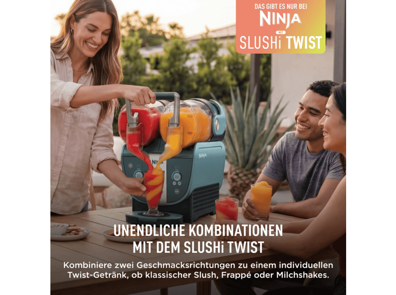 Ninja FS702EUGN Slushi Twist Slush-Eismaschine (500 Watt, 1,42 l, Grün) — Foto 3 von 5
