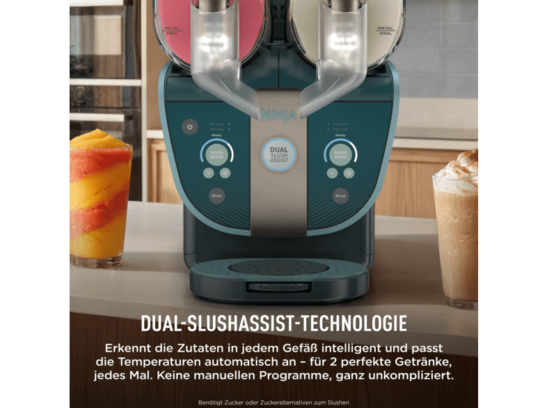 Ninja FS702EUGN Slushi Twist Slush-Eismaschine (500 Watt, 1,42 l, Grün) — Foto 4 von 5