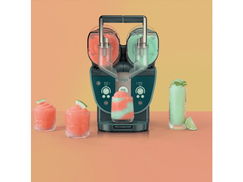 NINJA FS702EUGN SLUSHi Twist Slush-Eismaschine (500 Watt, 1,42 l, Grün)
