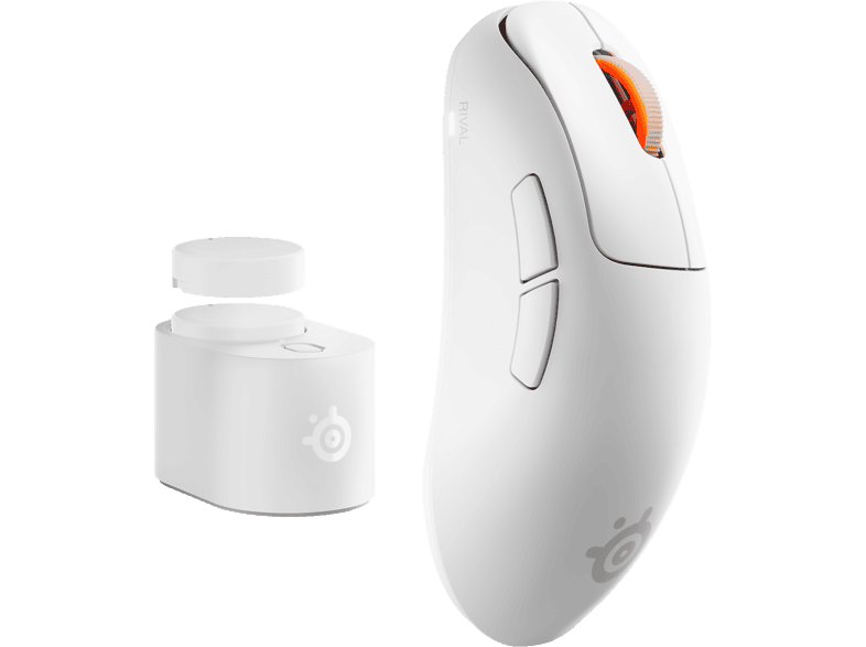 Mysz STEELSERIES Rival Pro Wireless Mini Biały