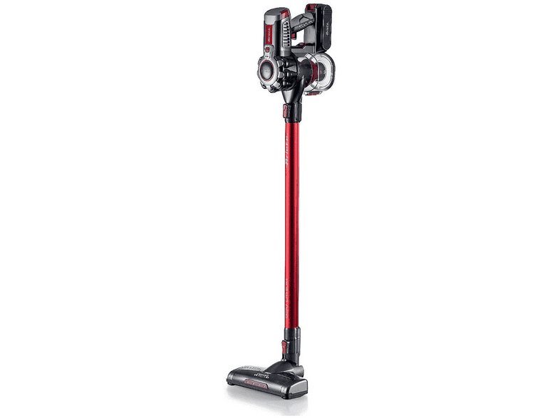 SCOPA ELETTRICA ARIETE RICARICAB, Potenza Max 120 W, Autonomia fino a 45 min, Contenitore polvere 1 l, ROSSO