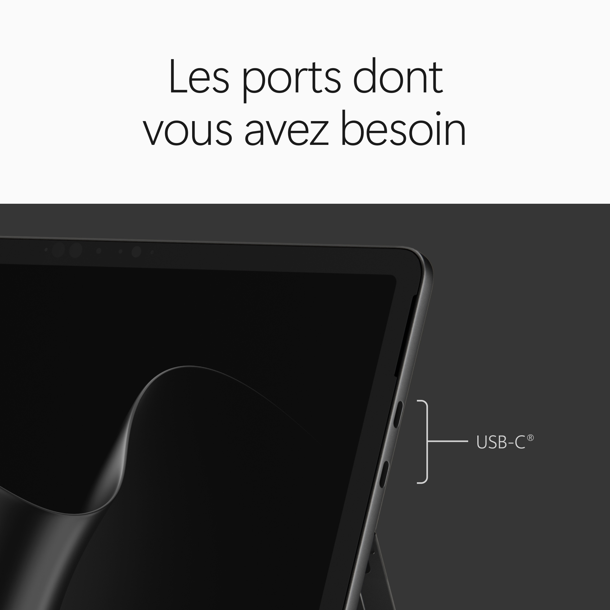 MICROSOFT Surface Pro, 12" LCD, Snapdragon® X2 Plus (6 cœurs), 16Go RAM, 256Go UFS, Noir, Windows 11 Home, Dernier modèle (2e édition)