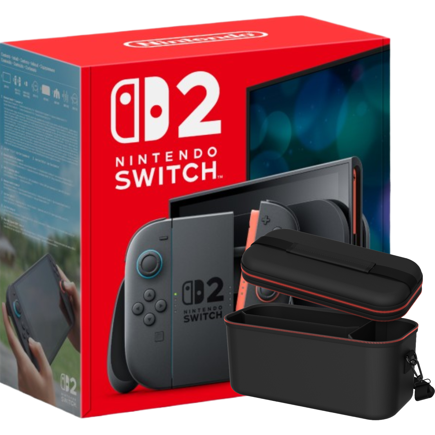 Bundel Switch 2 + Qware Combo Bag Gamingbundel