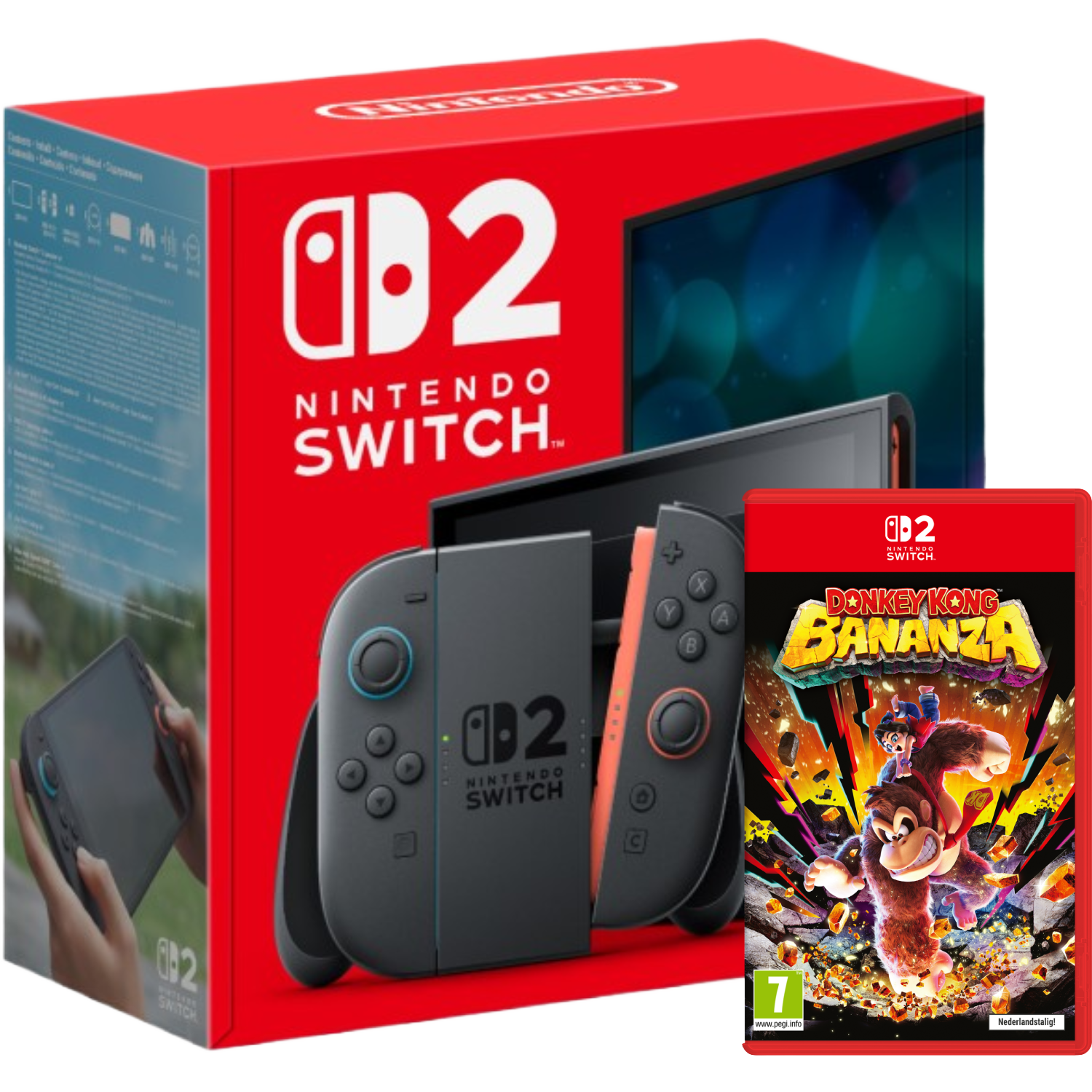 Bundel Switch 2 + Donkey Kong Bananza Gamingbundel