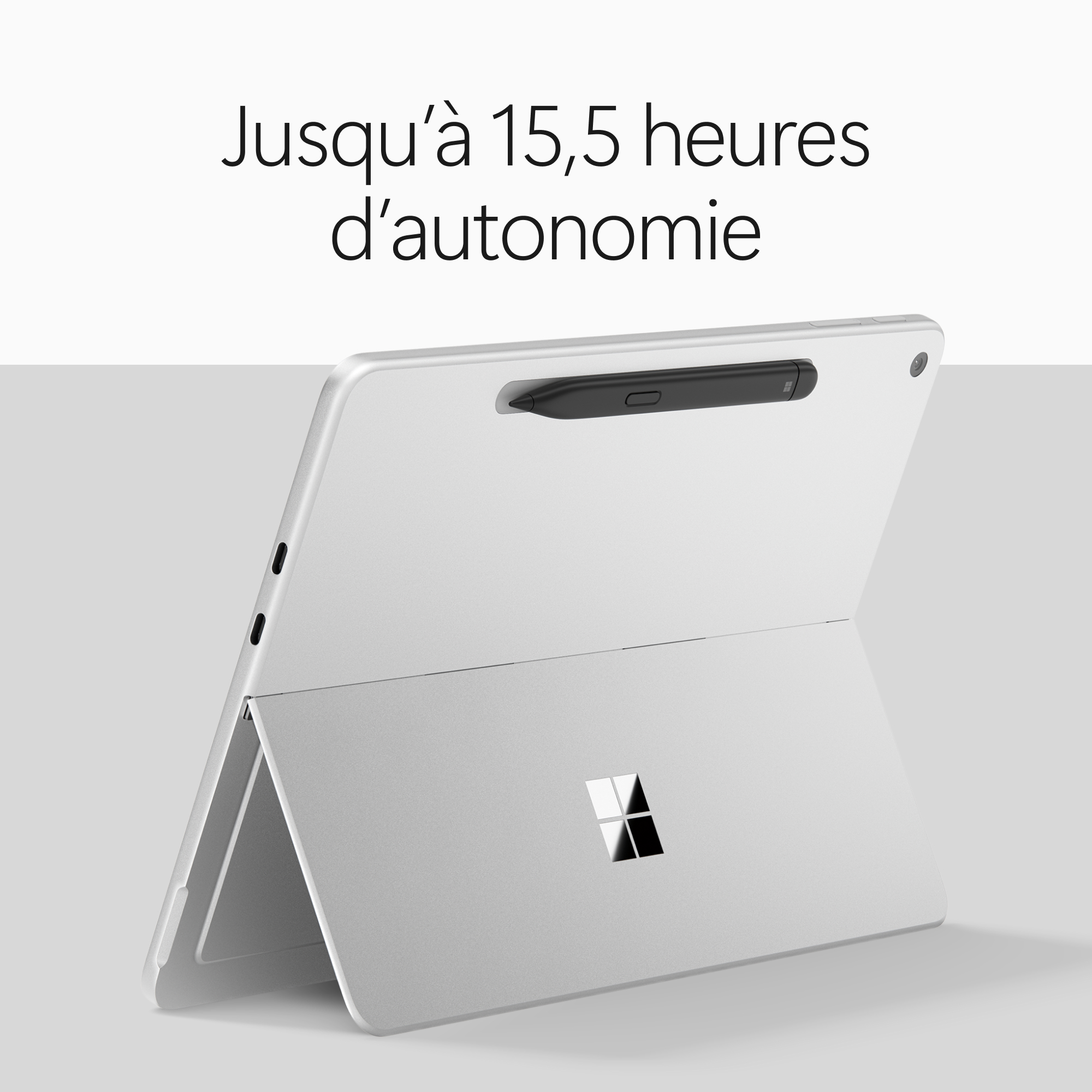 MICROSOFT Surface Pro, 12" LCD, Snapdragon® X2 Plus (6 cœurs), 16Go RAM, 512Go UFS, Platine, Windows 11 Home, Dernier modèle (2e édition)
