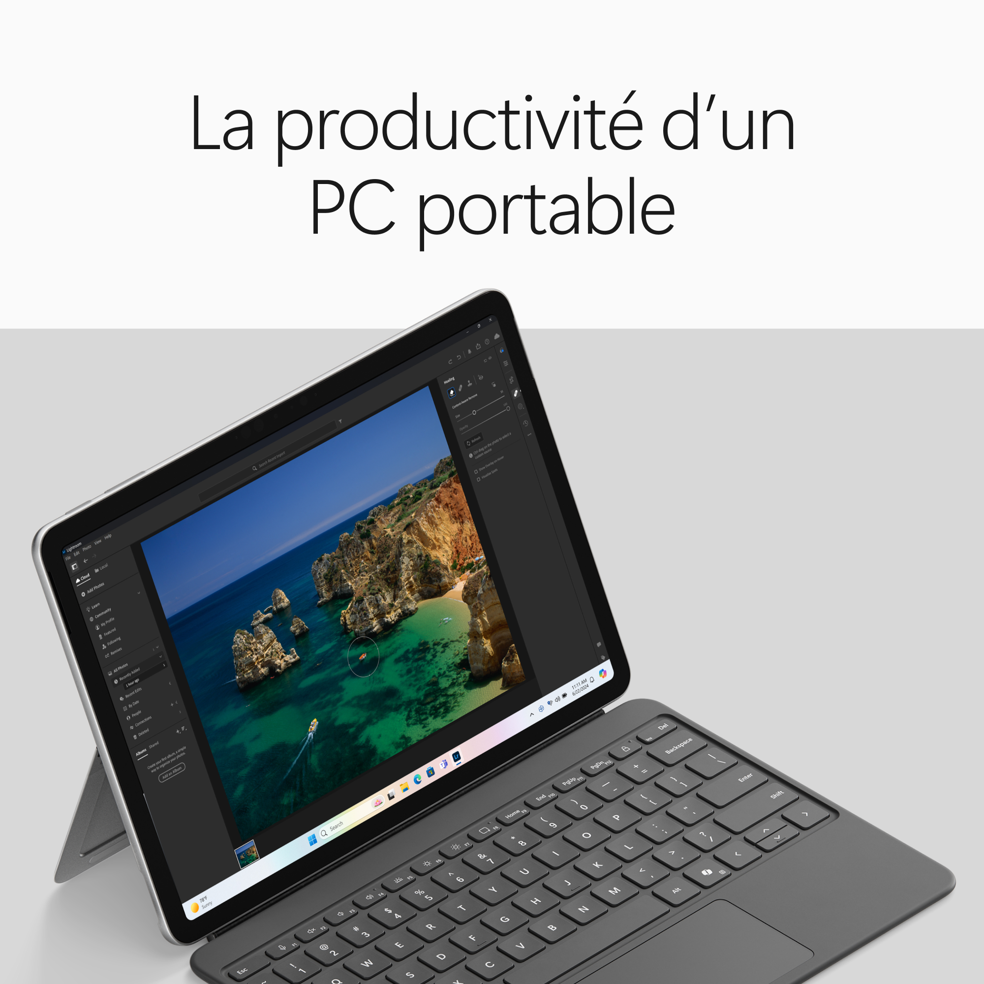MICROSOFT Surface Pro, 12" LCD, Snapdragon® X2 Plus (6 cœurs), 16Go RAM, 512Go UFS, Platine, Windows 11 Home, Dernier modèle (2e édition)