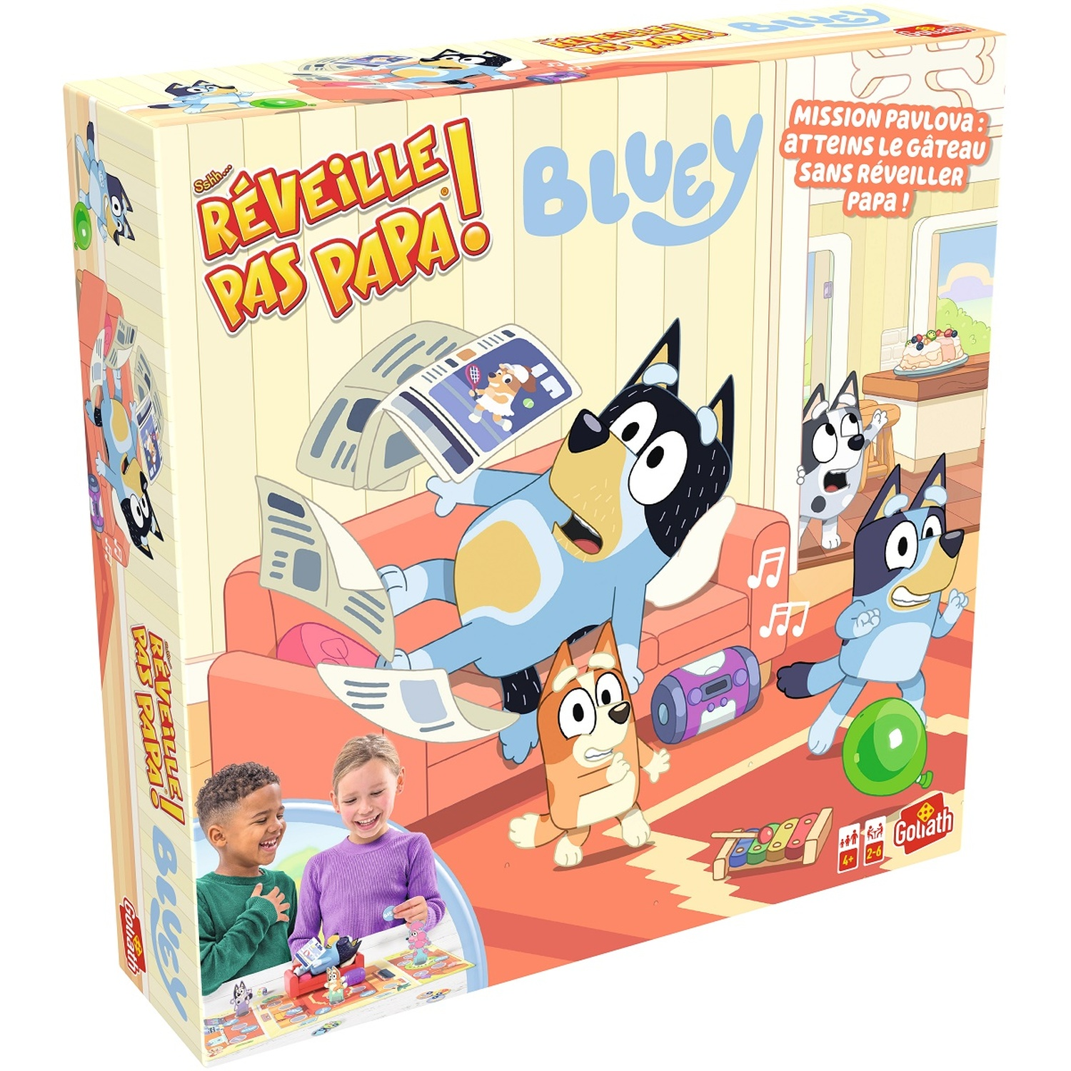 Sshh...Réveille pas papa Bluey (FR) Bordspel