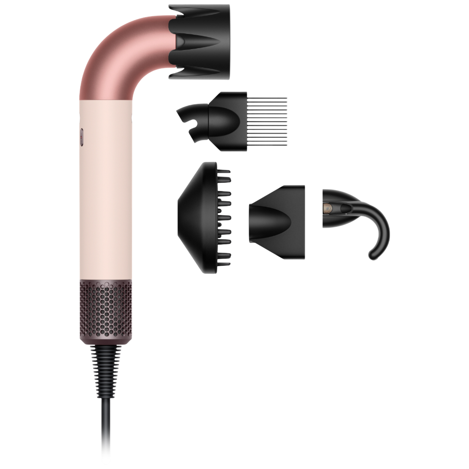 Dyson Supersonic R - Curly + Coily Ceramic Pink Föhn Roze