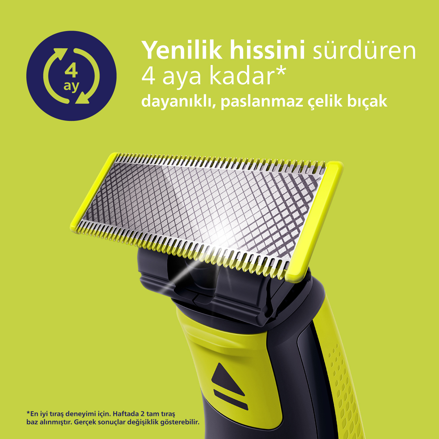 Yesil arka planda paslanmaz celik bicakli yesil ve siyah elektrikli tras makinasi.
