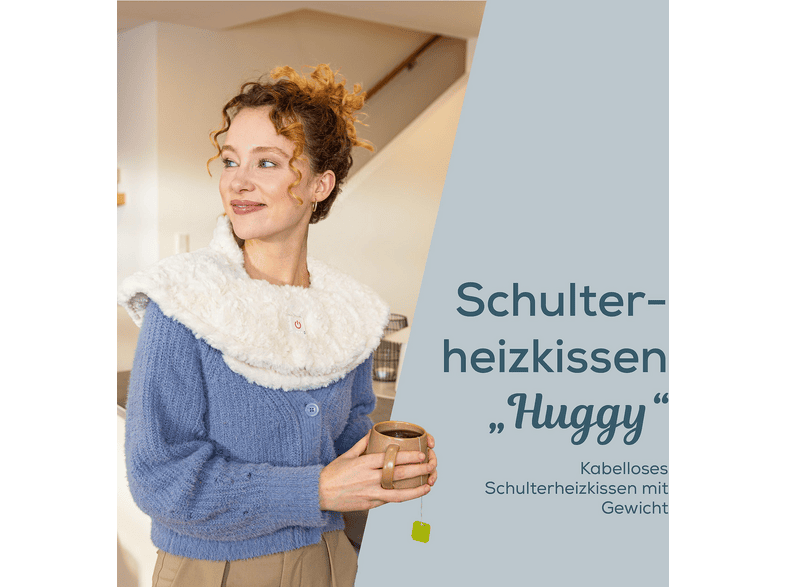 Beurer 201.11 HK 165 GP Huggy Creme Schulterheizkissen — Foto 2 von 5