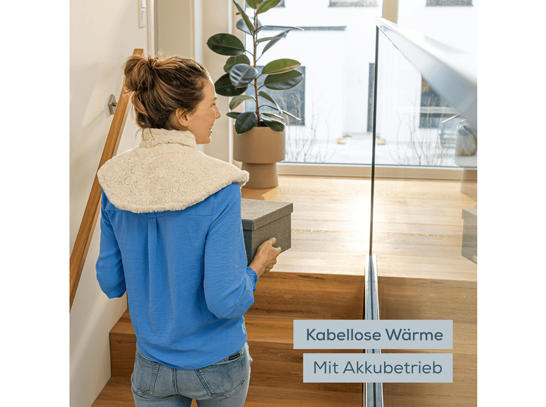 Beurer 201.11 HK 165 GP Huggy Creme Schulterheizkissen — Foto 4 von 5