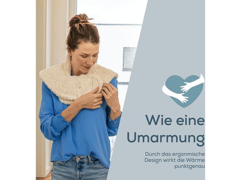 Beurer 201.11 HK 165 GP Huggy Creme Schulterheizkissen — Foto 5 von 5