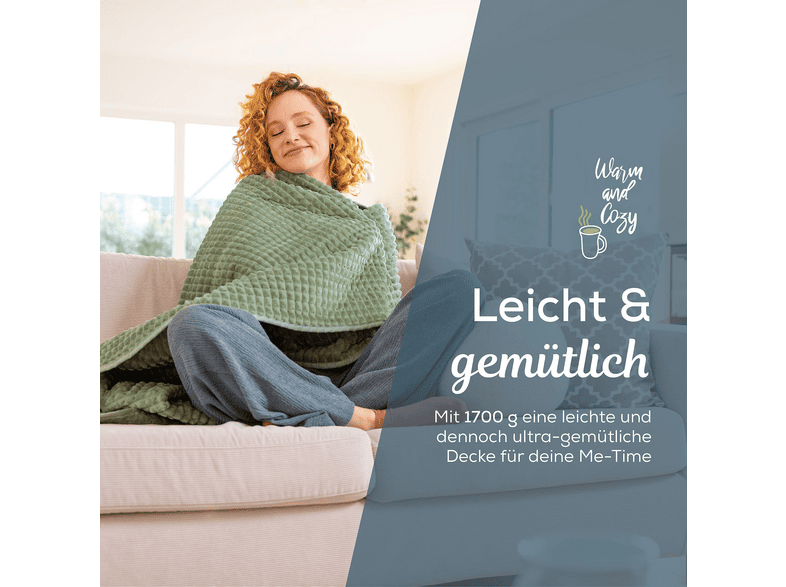 Beurer 400.69 HD 72 Waffle Sage Green Wärmezudecke — Foto 2 von 5
