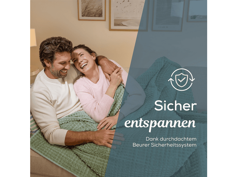 Beurer 400.69 HD 72 Waffle Sage Green Wärmezudecke — Foto 5 von 5