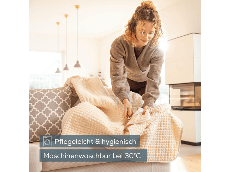 Beurer 400.66 Waffle Ivory Wärmezudecke — Foto 3 von 5