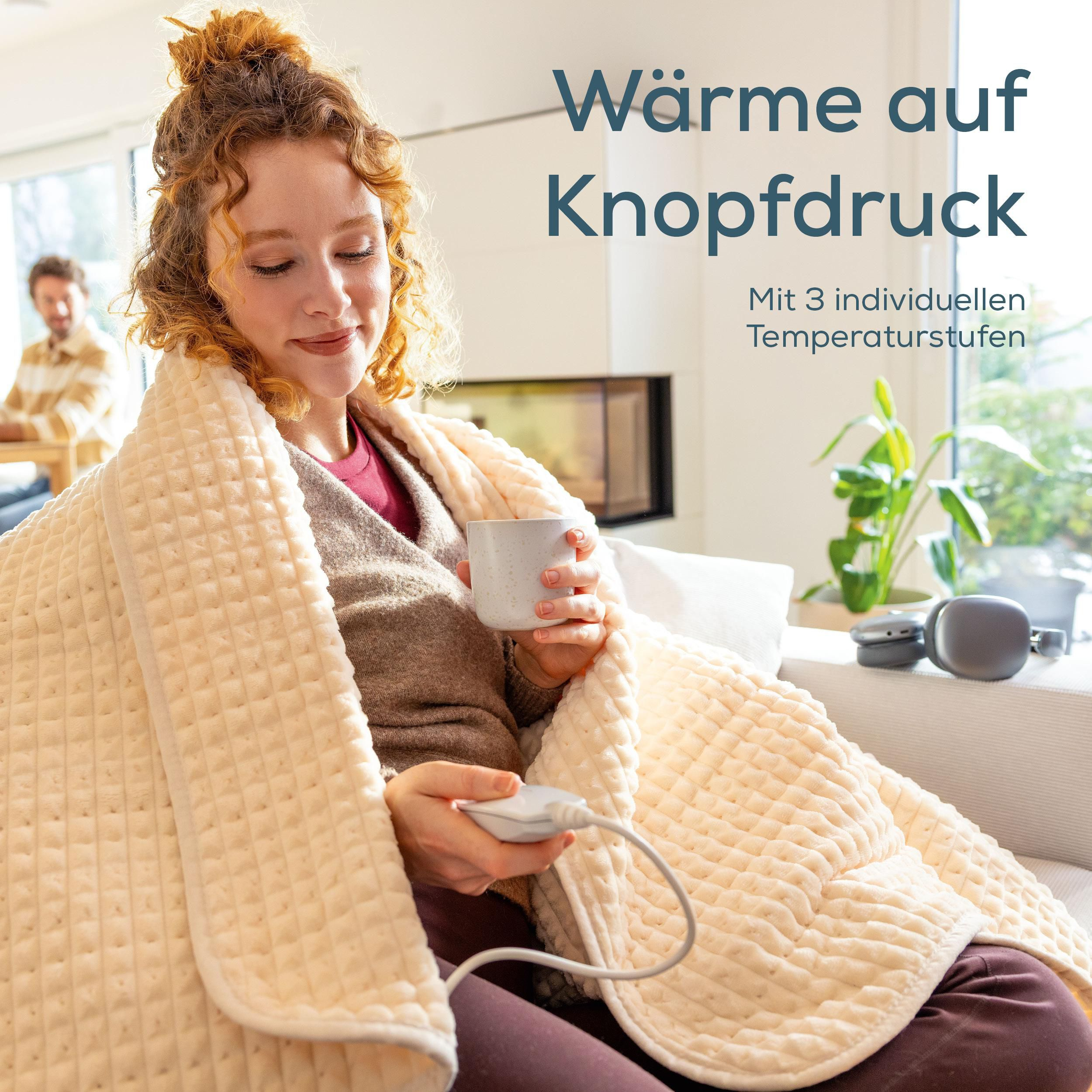 BEURER 400.66 Waffle Ivory Wärmezudecke