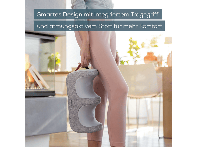 Beurer 106.95 FM42 Fuß- und Wadenmassagegerät, Grau — Foto 4 von 5