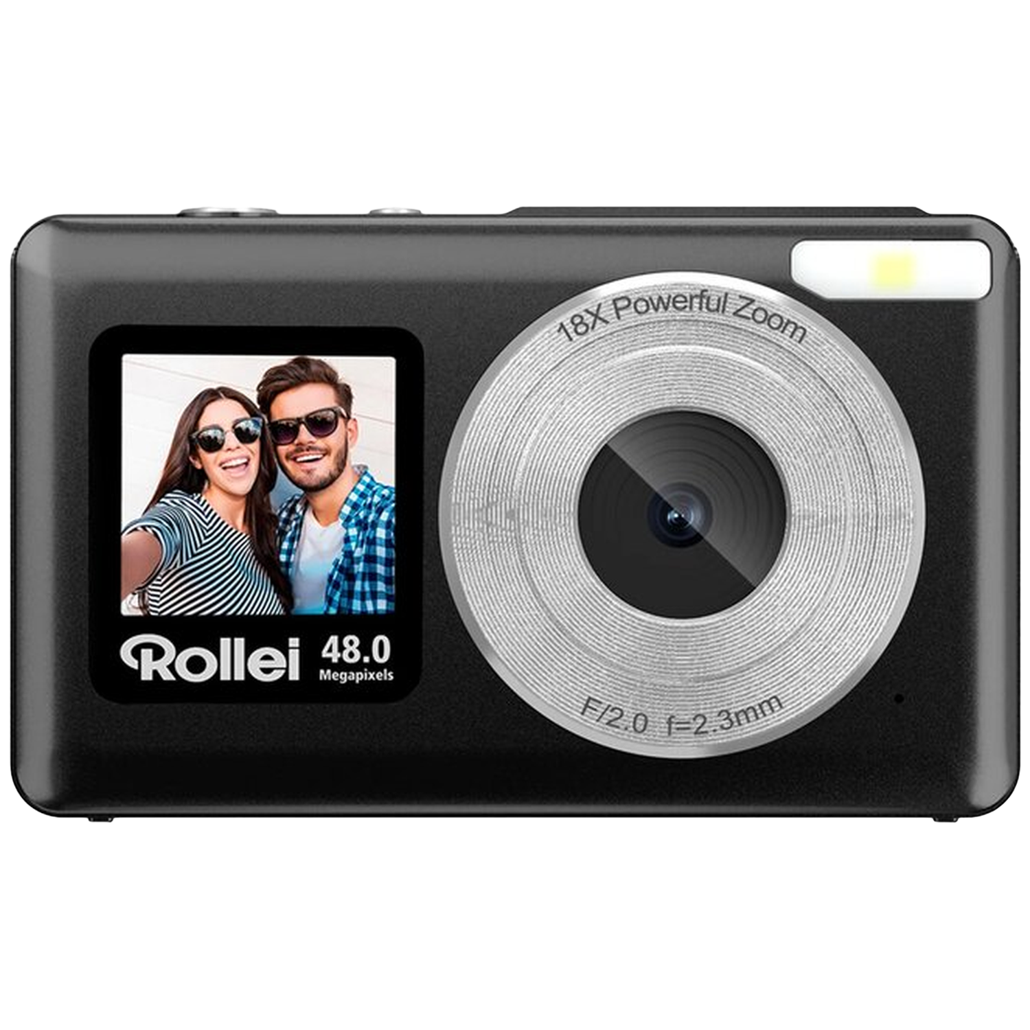 Rollei Compactline Pocket Black Compactcamera Zwart