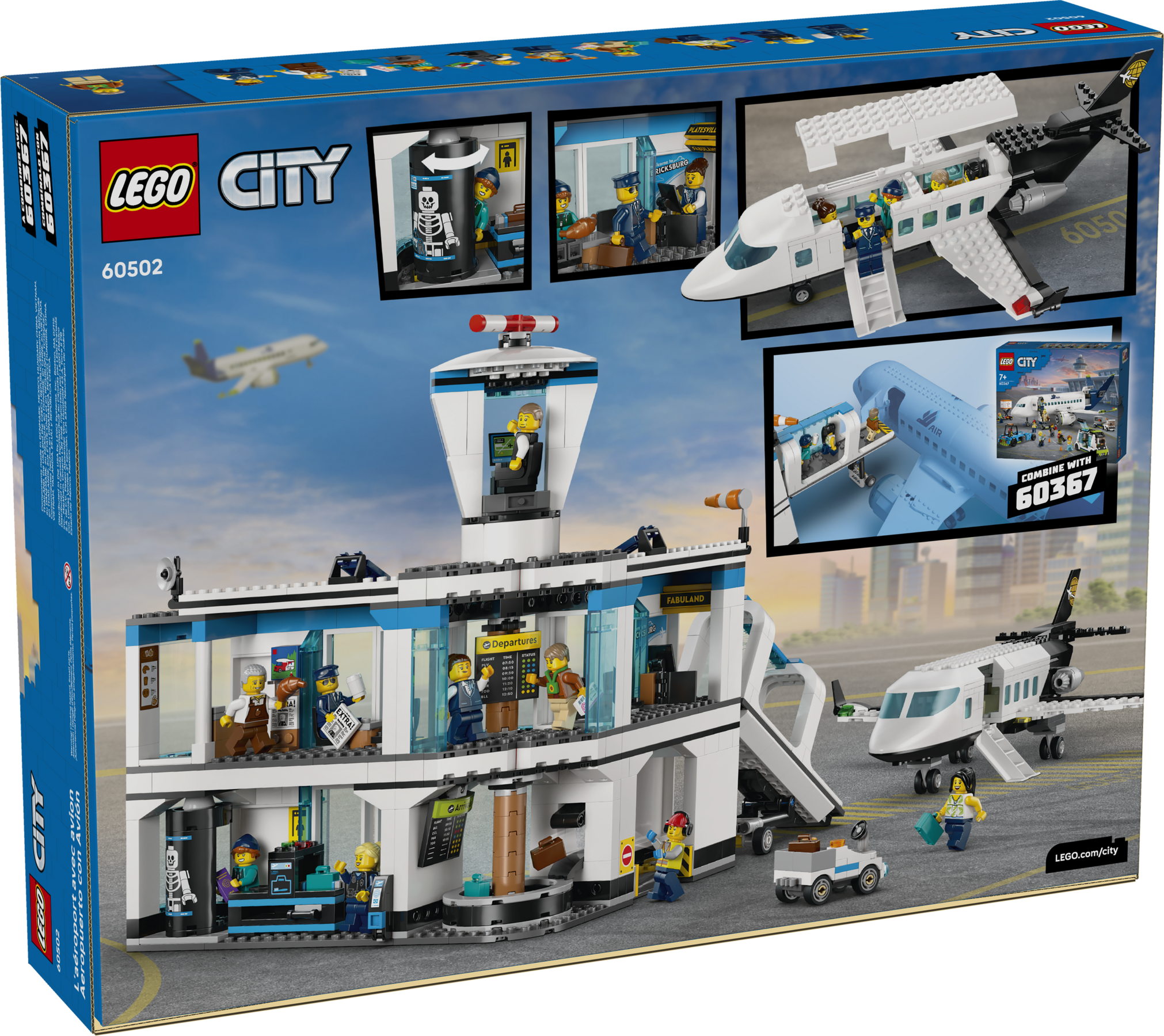 LEGO 60502 CITY FLUGHAFEN MIT FLUGZEUG