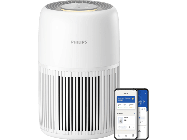 Philips PureProtect Lite 700 Series Luftreiniger Arktisweiß (14 Watt, Raumgröße: 75 m²)