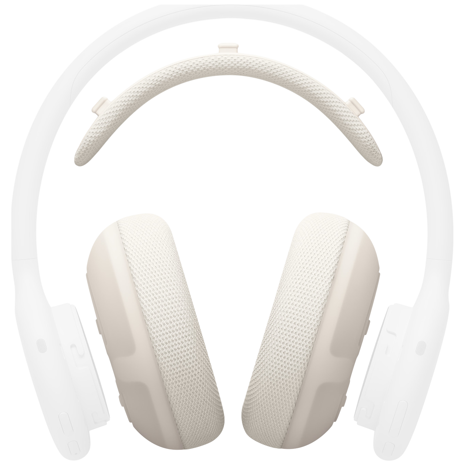 Beats 360 Performance Kussenset - Kussens Van Hoogwaardig Gebreid Textiel Voor Oorschelpen En Hoofdband Cloud