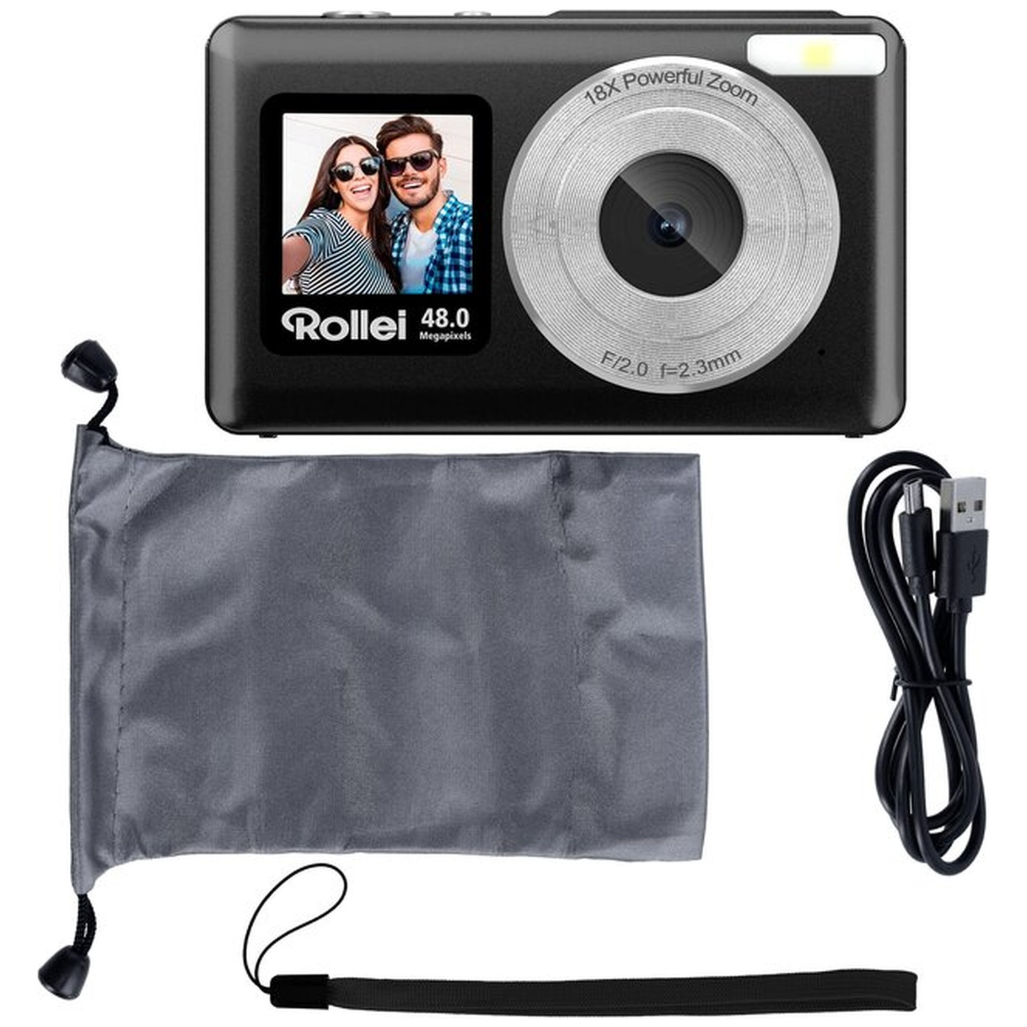 ROLLEI Compactline Pocket Black Compactcamera
