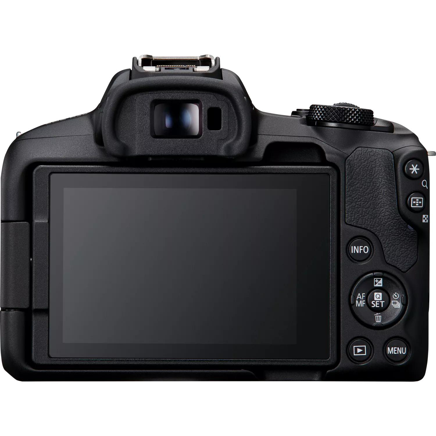 CANON EOS R50 Kit Spiegellose Systemkameras mit Objektiv 75-300 mm, 18-45 mm, 7,5 cm Display, WLAN