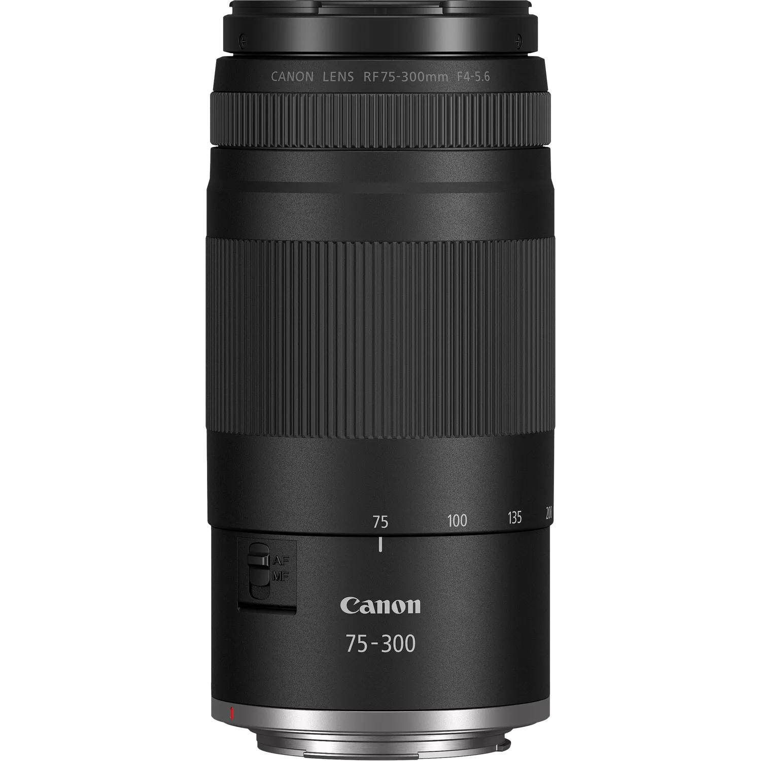 CANON EOS R50 Kit Spiegellose Systemkameras mit Objektiv 75-300 mm, 18-45 mm, 7,5 cm Display, WLAN