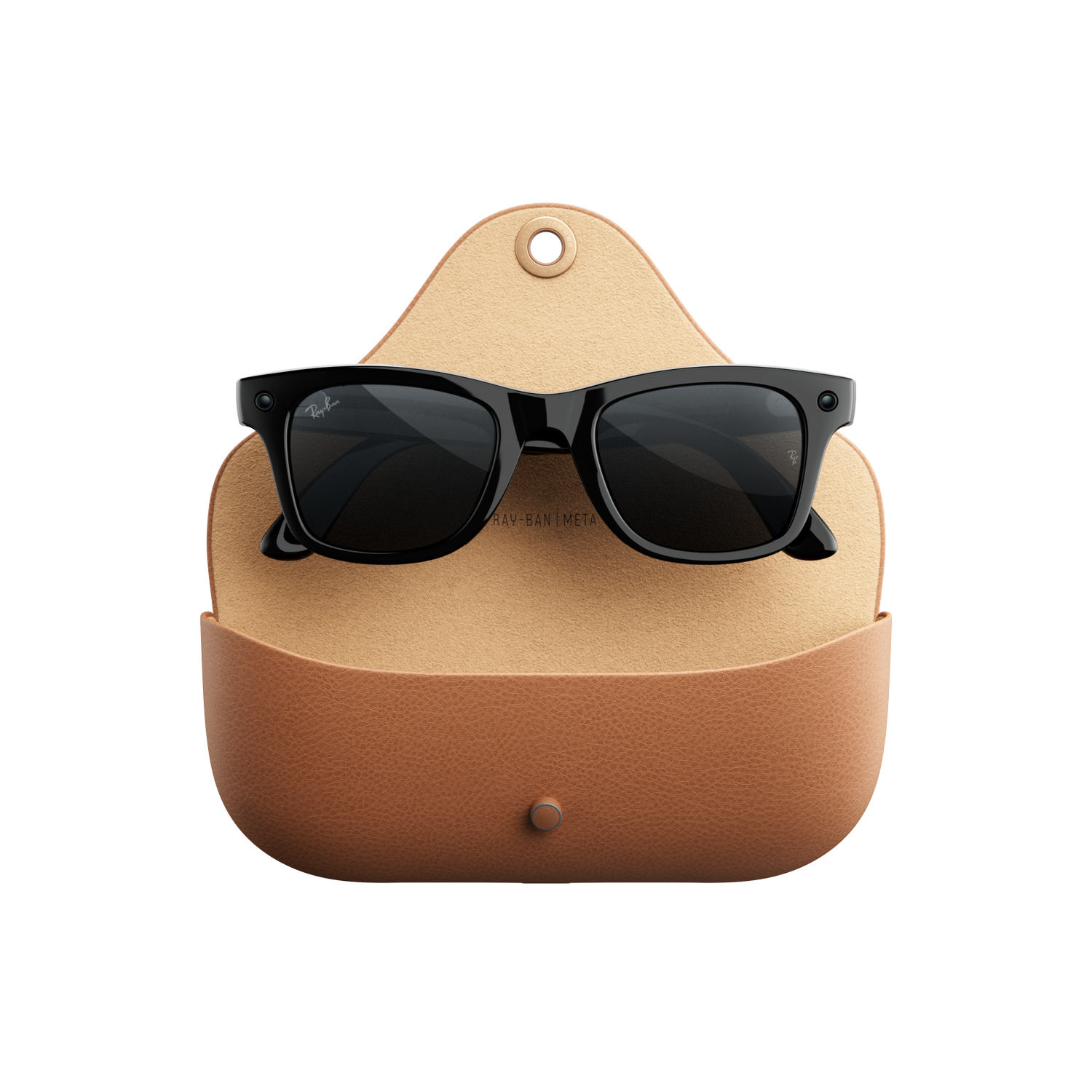Gafas IA - Ray-Ban Meta Wayfarer (Gen 3), Negro brillante, Transitions® gris, Gafas con IA y cámara, Talla estándar, Unisex