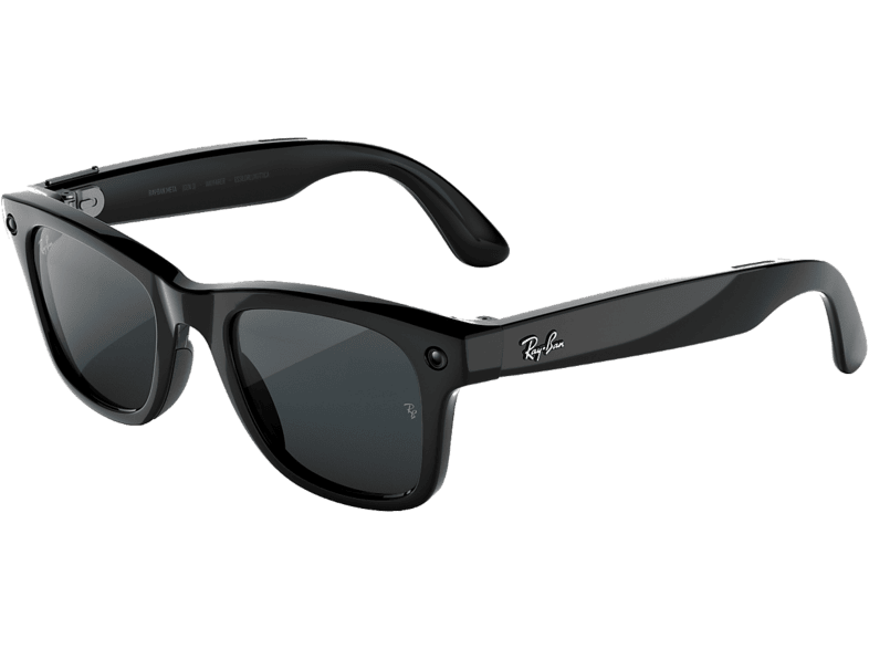 Gafas IA - Ray-Ban Meta Wayfarer (Gen 3), Negro brillante, Transitions® gris, con y cámara, Talla estándar, Unisex