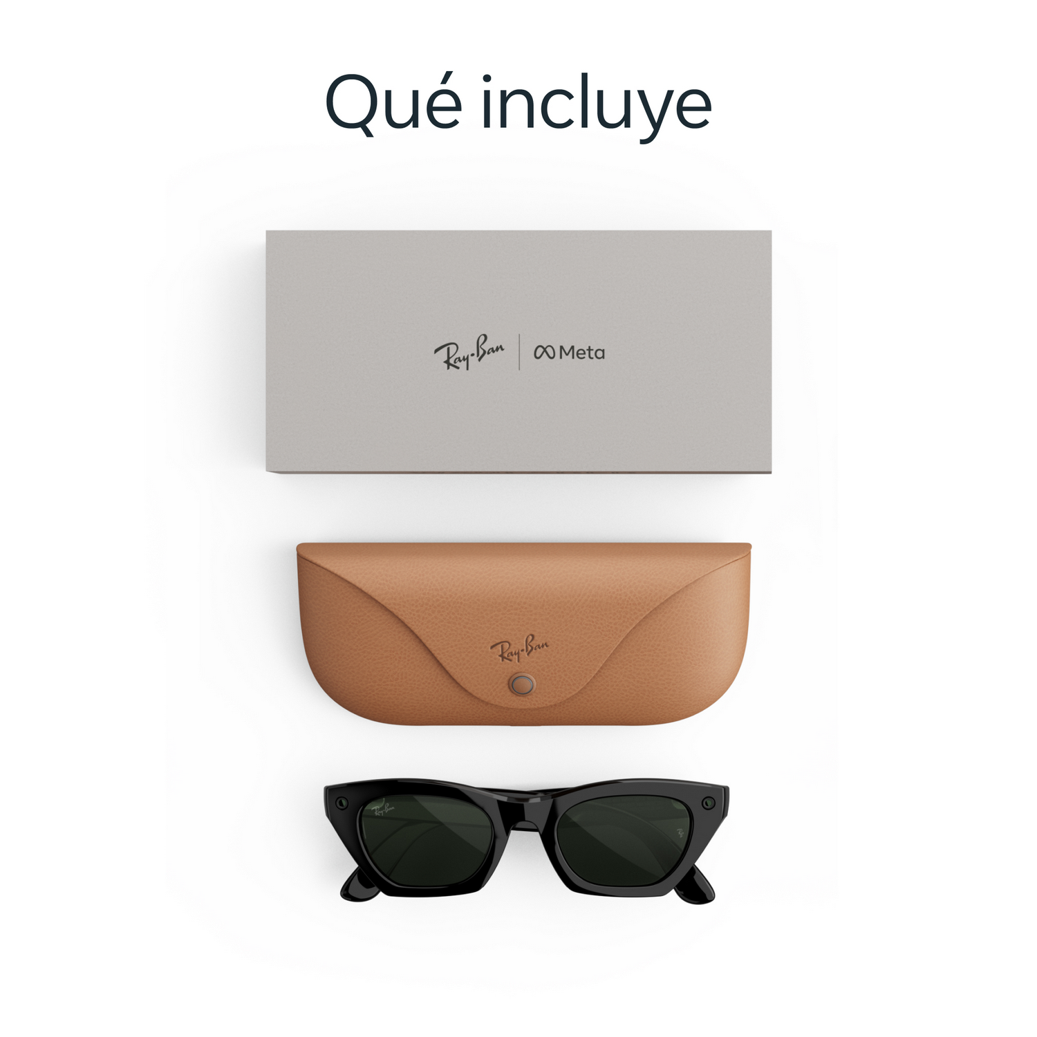 Gafas IA - Ray-Ban Meta Zena (Gen 3), Negro brillante, Transitions® verde grafito, Gafas con IA y cámara, Talla estándar, Unisex
