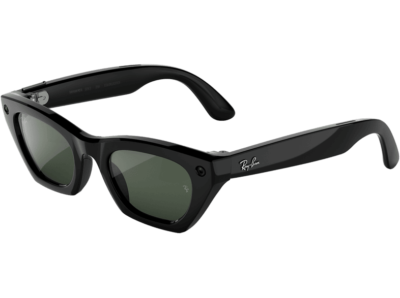Gafas IA - Ray-Ban Meta Zena (Gen 3), Negro brillante, Transitions® verde grafito, con y cámara, Talla estándar, Unisex