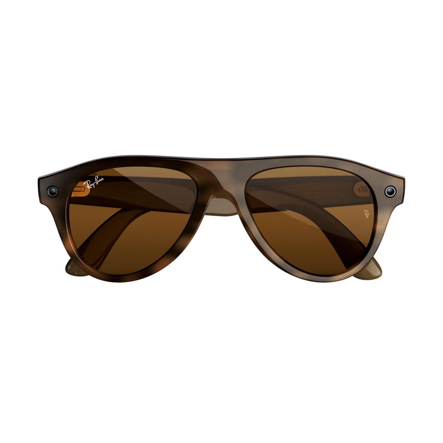 Gafas IA - Ray-Ban Meta Aviator(Gen 3), Habana, Lentes en marrón, Gafas con IA y cámara, Talla estándar, Unisex