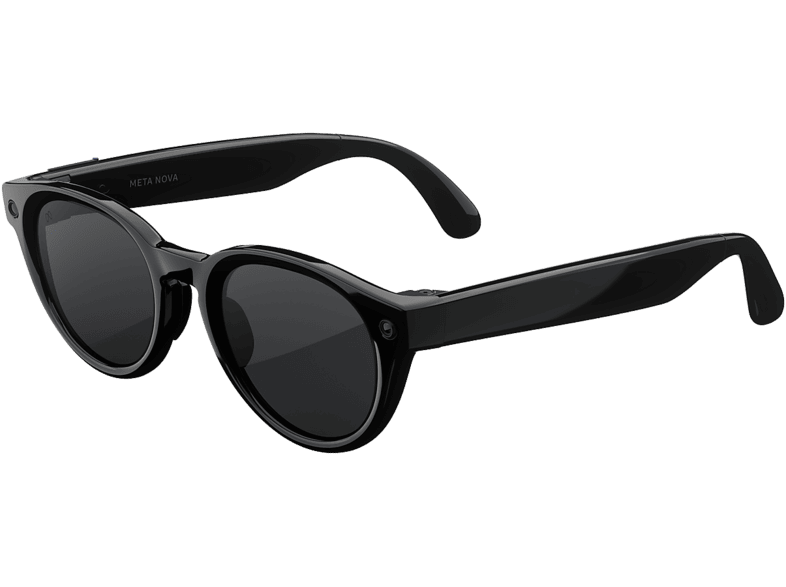 Gafas IA - Meta Nova, Negro clásico, Lentes en gris polarizado, con y cámara, Talla Estándar, Unisex