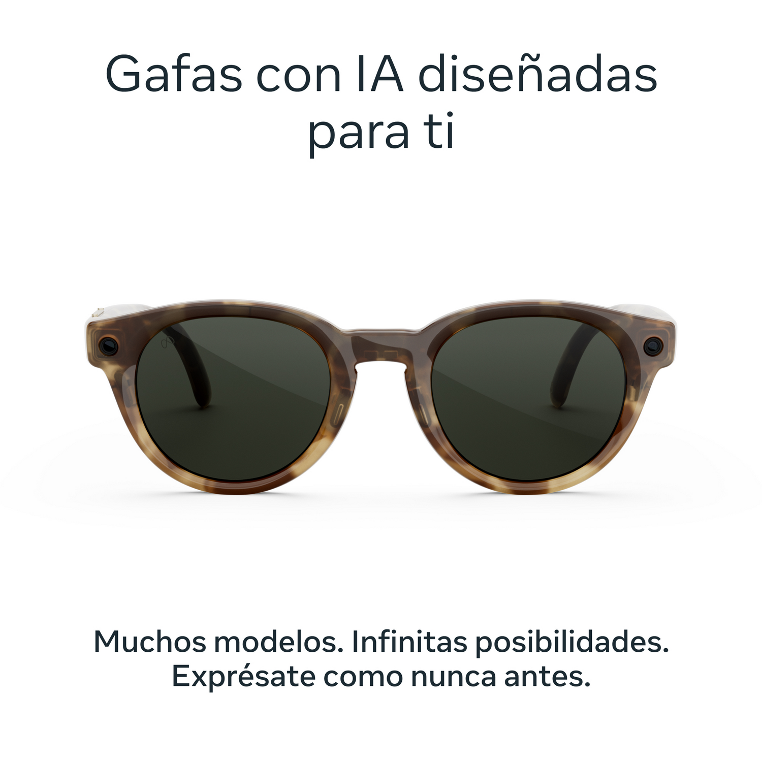 Gafas IA - Meta Nova, Carey miel, Lentes Transitions® verde G15, Gafas con IA y cámara, Talla Estándar, Unisex