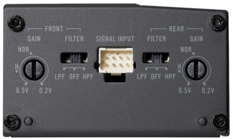 PIONEER GM-DX104 kompakt 4 csatornás autóerősítő , max. teljesítmény 400 W
