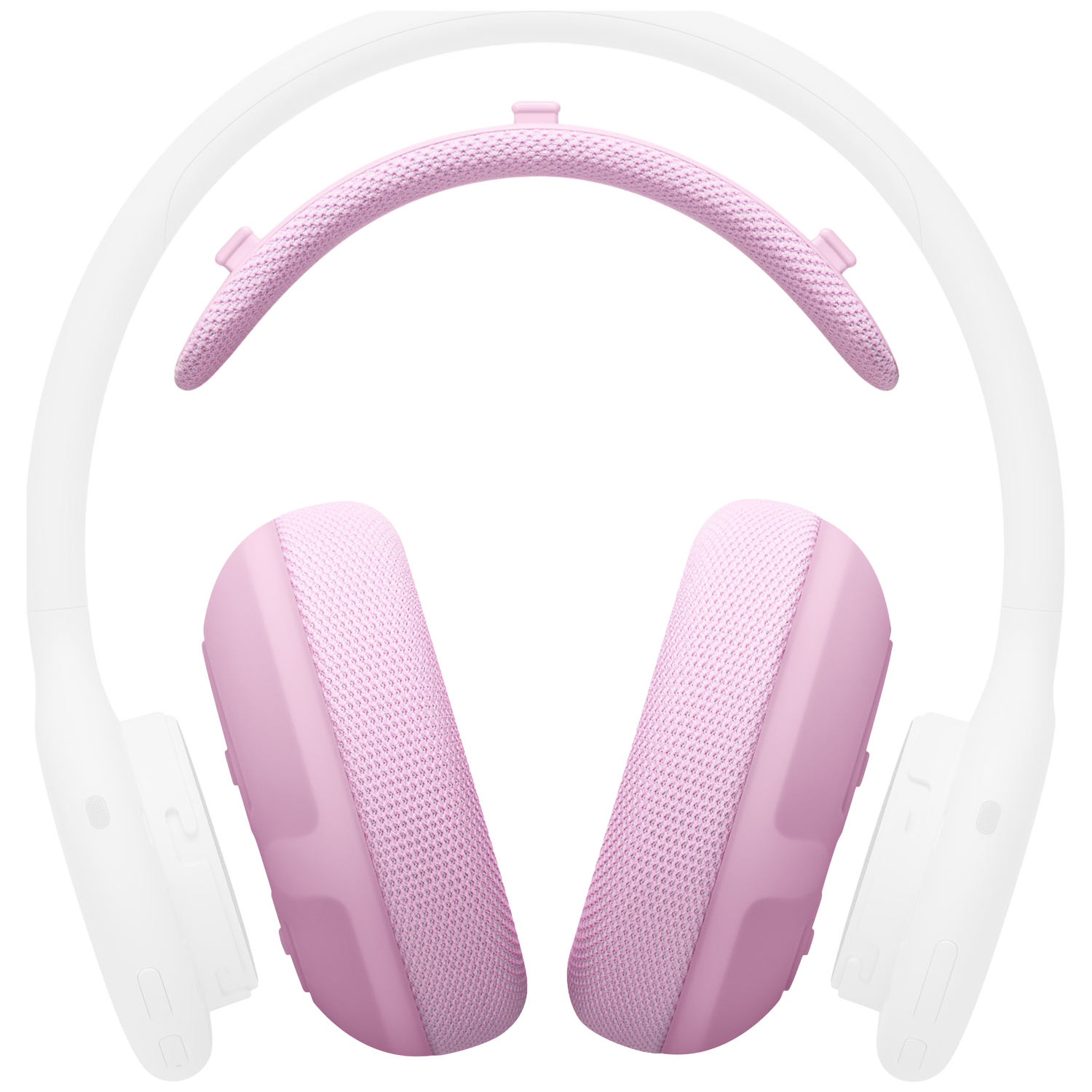 Beats 360 Performance Kussenset - Kussens Van Hoogwaardig Gebreid Textiel Voor Oorschelpen En Hoofdband Pink