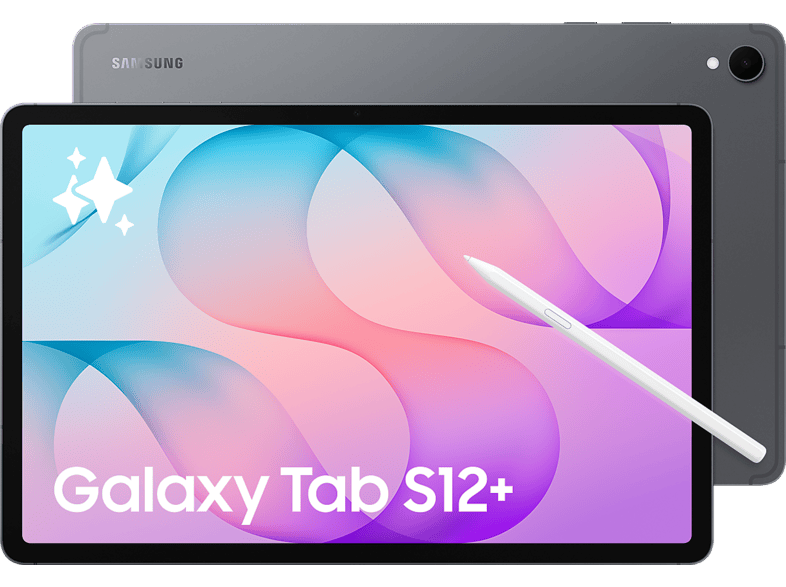 Tablet - Samsung Galaxy Tab S12+, 5G, 12.6" WQXGA+, 12 GB RAM, 512 GB, Gris, con S Pen