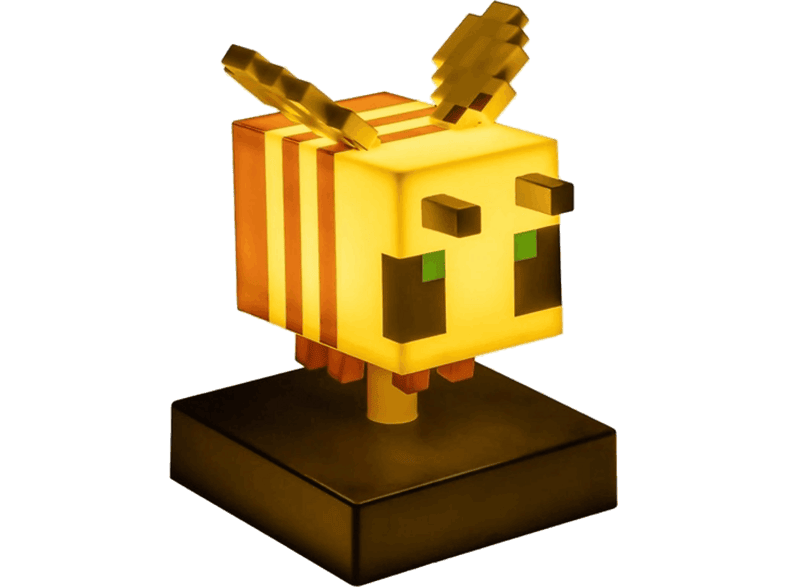 Lámpara - Sherwood Abeja Minecraft, 12 cm, Amarillo