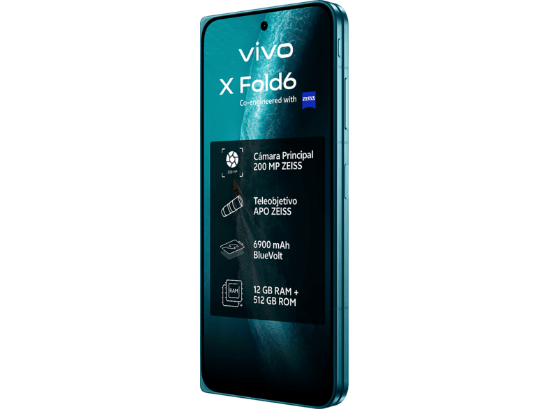Vivo X Fold6, Horizon Blue, 512GB, 12GB RAM, 6.51" AMOLED, Dimensity 9500 Super Edition, 6900 mAh