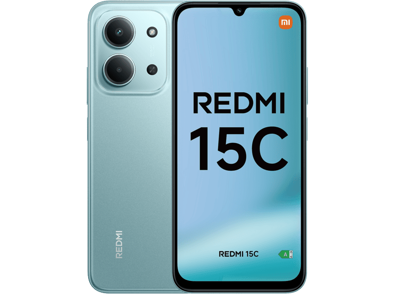 Xiaomi Redmi 15C, Verde Menta, 256 GB, 4 6.9 " IPS, MediaTek Dimensity 6300, 6000 mAh