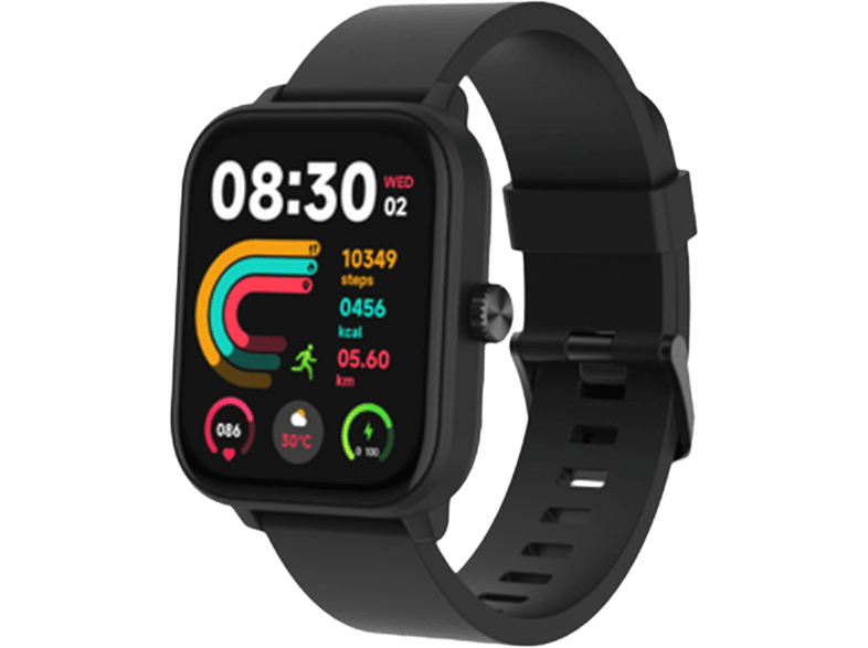 Peaq PSw 300-bk Smartwatch Zwart