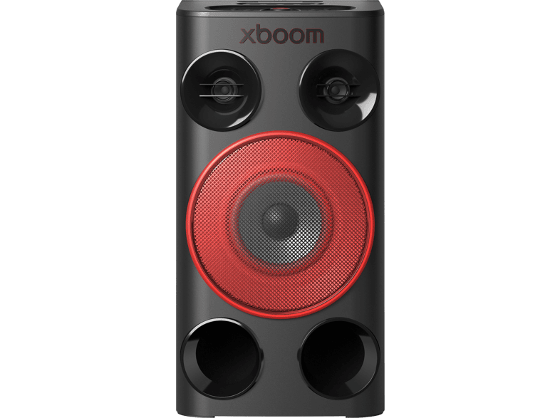 Altavoz de gran potencia - LG POWER 5000, 260 W, AI karaoke, luces LED, efectos DJ, Bluetooth, Negro