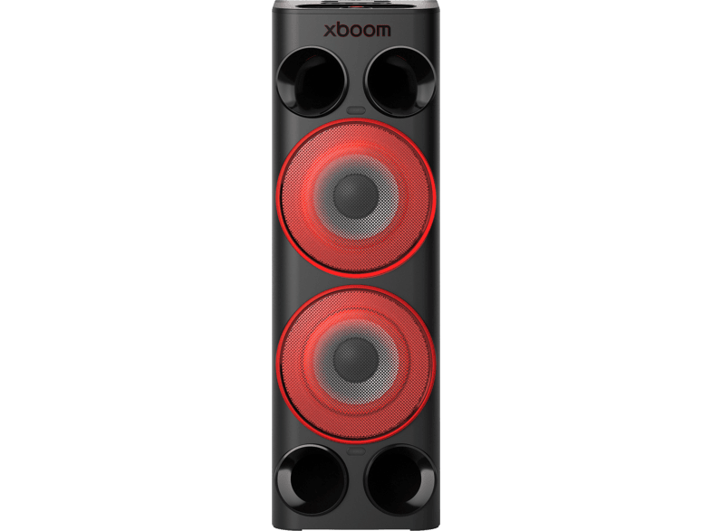 Altavoz de gran potencia - LG POWER 9000, 440 W, AI karaoke, luces LED, efectos DJ, Bluetooth, Negro