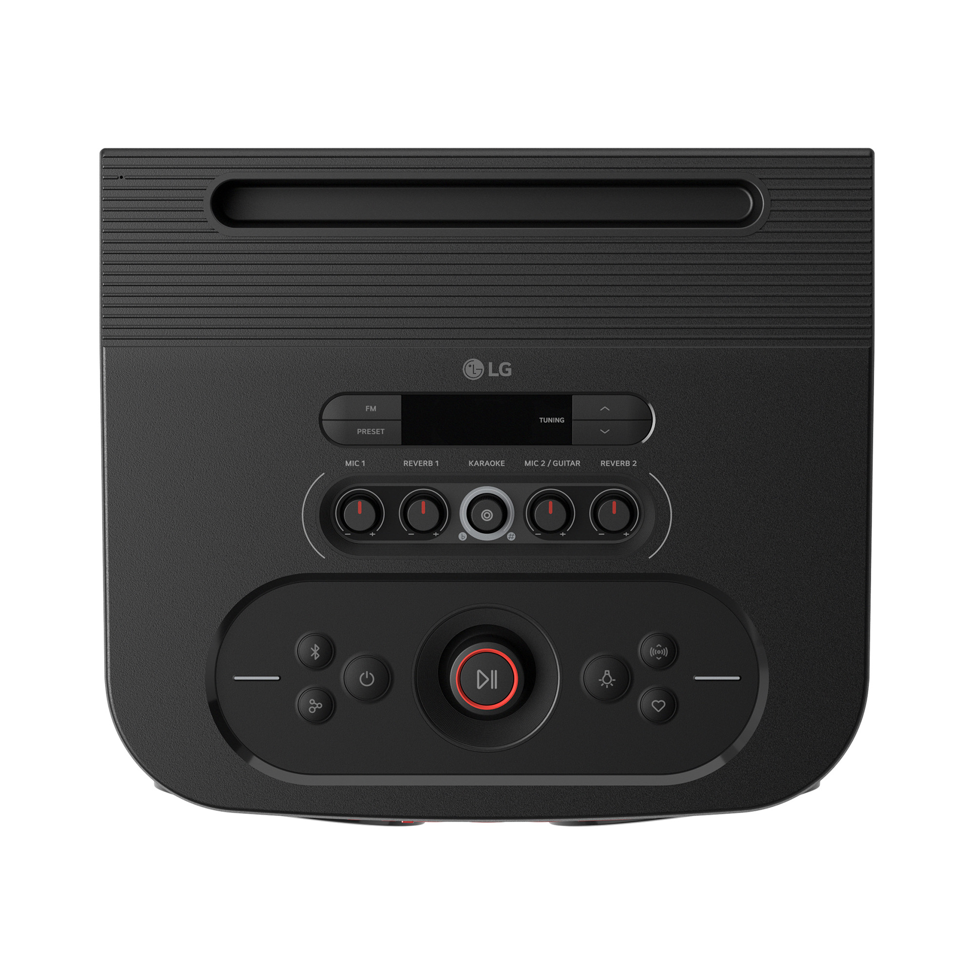 Altavoz de gran potencia - LG POWER 5000, 260 W, AI karaoke, luces LED, efectos de DJ, Bluetooth, Negro