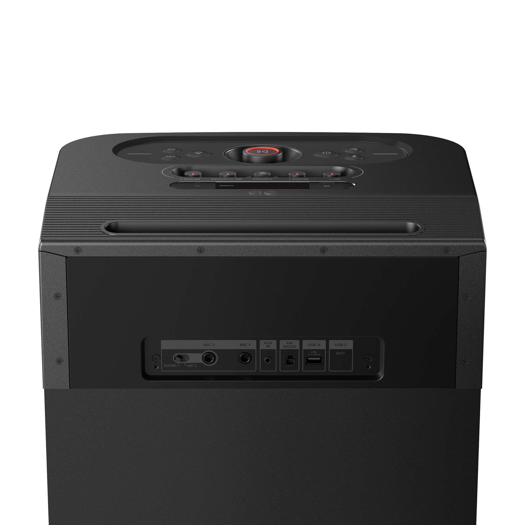 Altavoz de gran potencia - LG POWER 5000, 260 W, AI karaoke, luces LED, efectos de DJ, Bluetooth, Negro