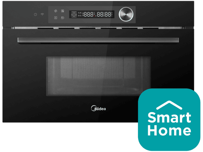 Kuchenka mikrofalowa do zabudowy MIDEA MBOTG934E4MO-BK 34l 1000W Wi-Fi Czarny