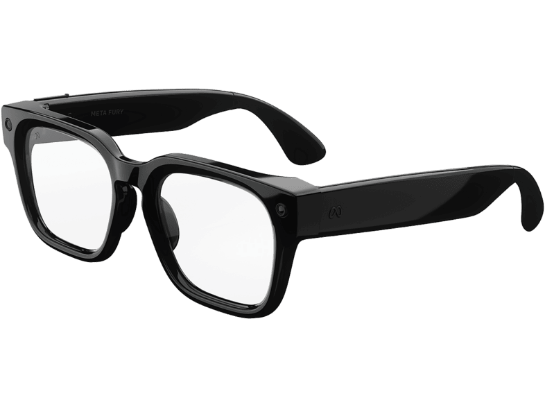 Gafas IA - Meta Fury, Negro clásico, Lentes Transitions® grises, con y cámara, Unisex