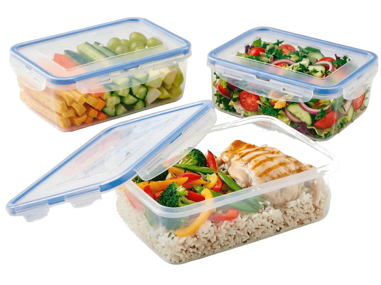 Gourmetmaxx 30129 Frischhaltedosen 3-er Set, 1.2l; Frischhaltedosenset